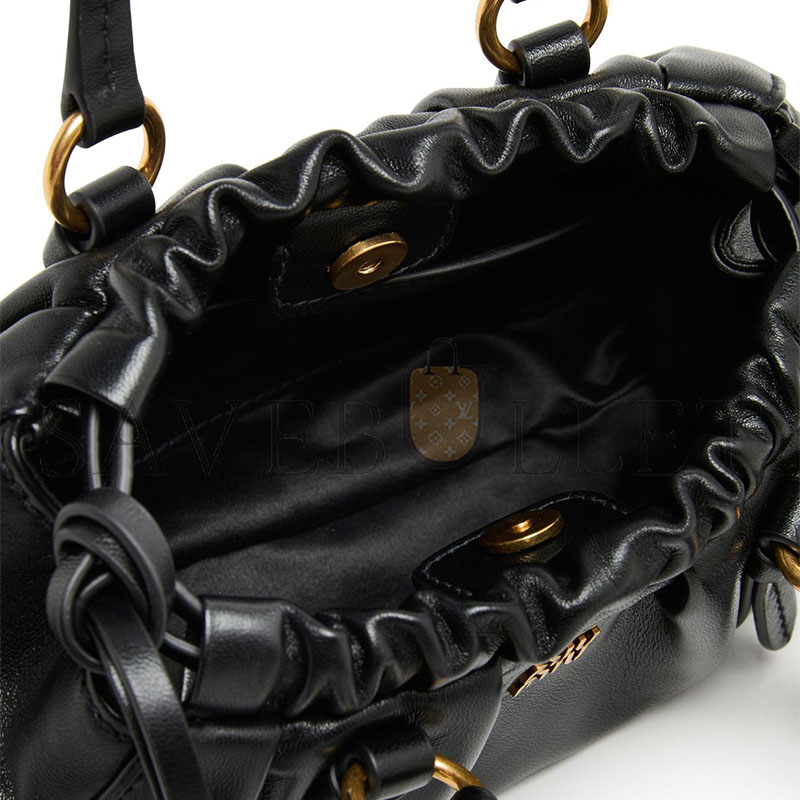 M1v M1v joie nappa leather bag M1v4qm7sbck (21*10.5*9.5cm)